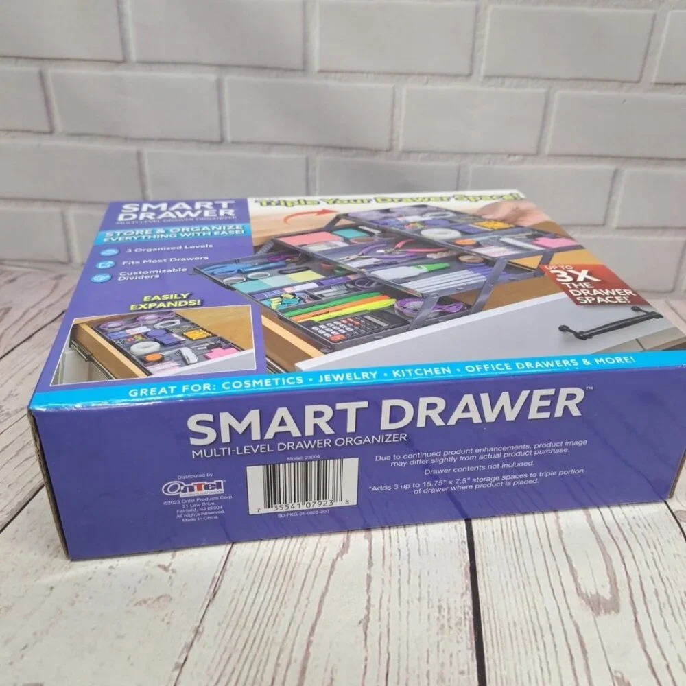 Smart‎ Drawer Organizer for Standard Drawers- Expanding Multi-level  NIB